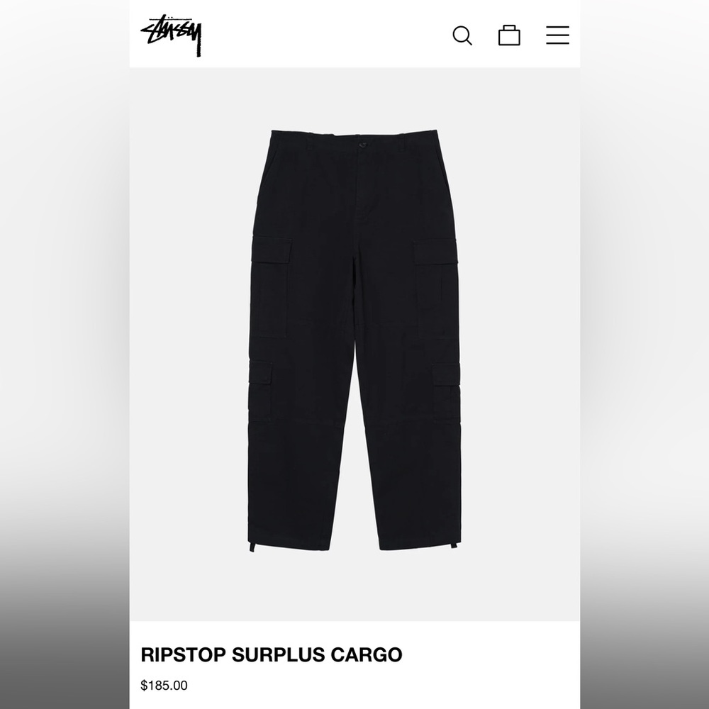 Stussy Ripstop Surplus Cargo Pants